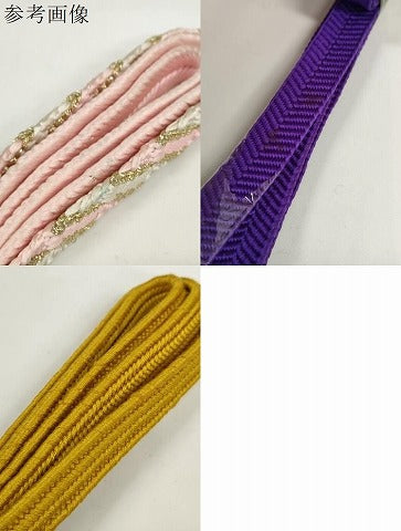 平和屋着物●和装小物　帯締め10本セット　組紐　大島紬　高麗組　笹浪組　金糸　大丸扱い　やまと誂製　逸品　未使用　DABD7109zzz