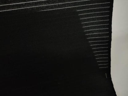 平和屋着物＊夏物 西陣 名古屋帯 帯反物 黒反物 黒共帯 刺繍 源氏車 証紙付き 逸品 未使用 DABD7140zzz