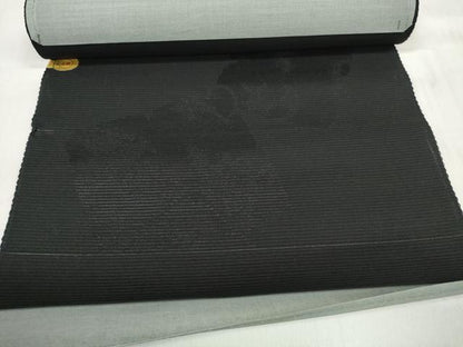 平和屋着物＊夏物 西陣 織憲謹製 名古屋帯 帯反物 黒反物 黒共帯 色紙地紋 証紙付き 逸品 未使用 DABD7141zzz