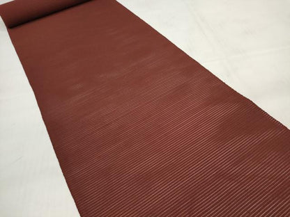 平和屋着物＊夏物　西陣　川島織物　名古屋帯　帯反物　絽綴れ　葡萄茶色　逸品　未使用　DABD7142zzz