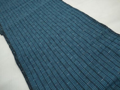 平和屋着物＊夏物 阿波しじら織 浴衣 反物 着尺 三尽くし 綿 逸品 未使用 DABD7143zzz