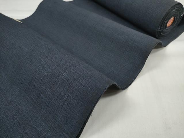 平和屋着物＊夏物　浴衣　反物　着尺　紺色　小田急百貨店扱い　綿　逸品　未使用　DABD7144zzz