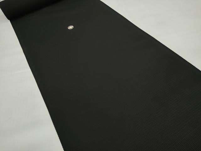 平和屋着物＊夏物 黒紋付 黒反物 着尺 絽 五泉 逸品 未使用 DABD7177zzz