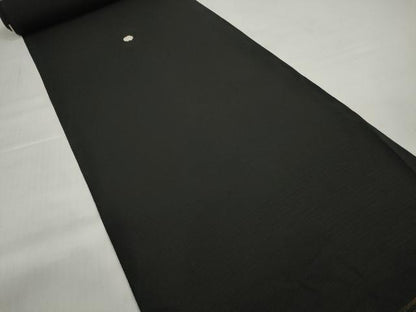 平和屋着物＊夏物 黒紋付 黒反物 着尺 絽 五泉 逸品 未使用 DABD7178zzz