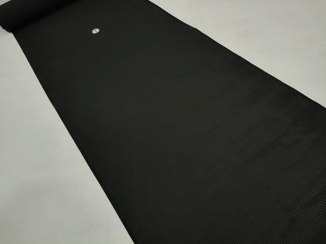 平和屋着物＊夏物 黒紋付 黒反物 着尺 絽 絹ばら 神路黒 逸品 未使用 DABD7180zzz