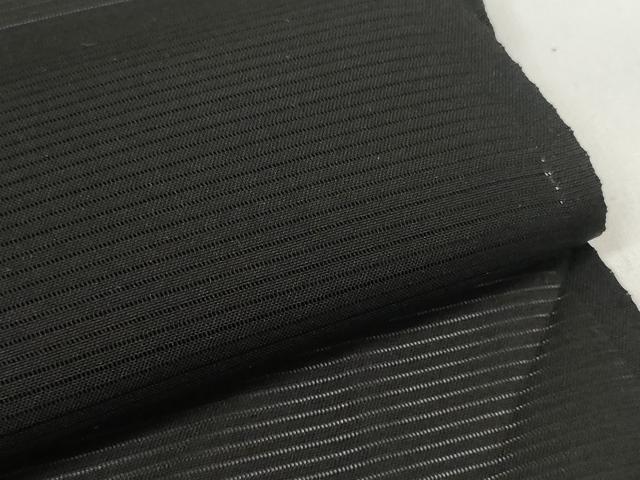 平和屋着物＊夏物 黒紋付 黒反物 着尺 駒絽 みかど織 逸品 未使用 DABD7181zzz