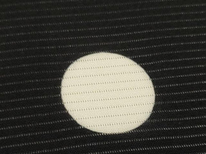 平和屋着物＊夏物 黒紋付 黒反物 着尺 駒絽 五泉 本草木染 逸品 未使用 DABD7182zzz