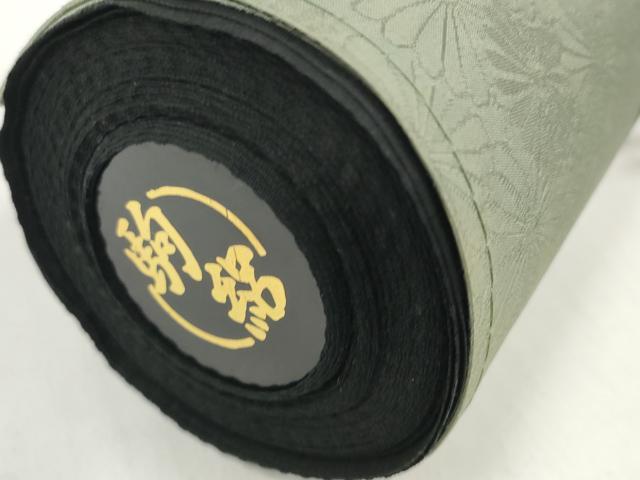 平和屋着物＊夏物 黒紋付 黒反物 着尺 駒絽 五泉 本草木染 逸品 未使用 DABD7182zzz
