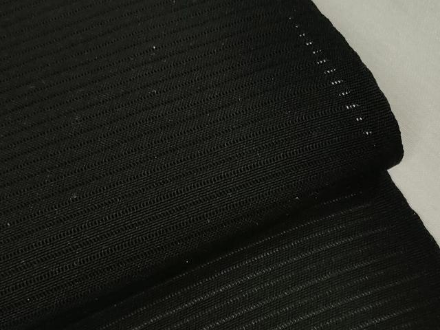 平和屋着物＊夏物 黒紋付 黒反物 着尺 絽 松寿千年 甲州黒 逸品 未使用 DABD7185zzz