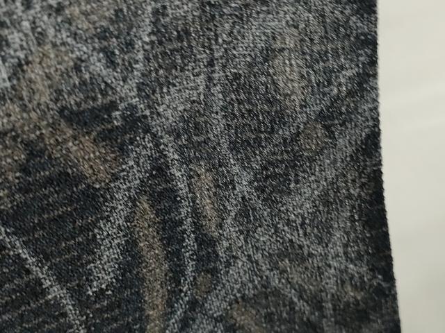 平和屋着物＊夏物 小紋 解き反物 着尺 絽縮緬 抽象文様 金銀彩 逸品 DABD7187zzz