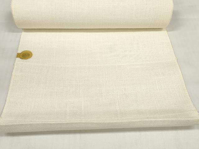 平和屋着物＊夏物 西陣 名古屋帯 帯反物 藤 蔦の葉 銀糸 証紙付き 未使用 DABD7239zzz