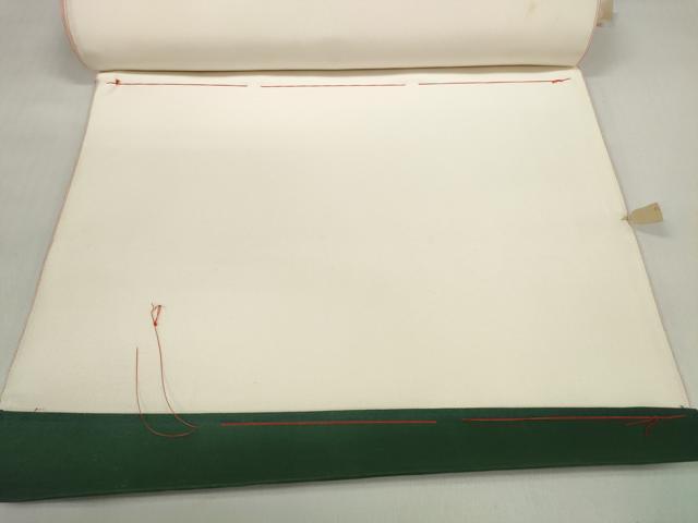 平和屋着物●創業460年・千總　羽織・コート　白生地　反物　羽尺　生成り色　大丸扱い　証紙付き　逸品　未使用　DABD7251zzz