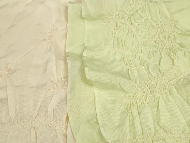 平和屋着物＊夏物 和装小物 帯揚げ10枚セット 絽 柄絞り 流水花 杜若 重ね山 全て正絹 逸品 DABD7273zzz