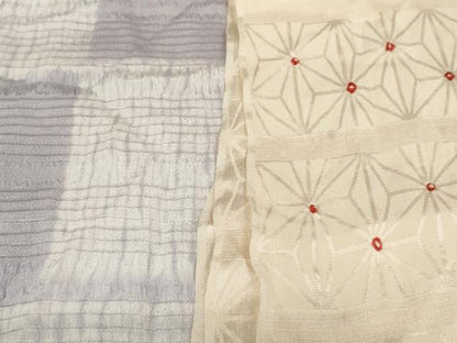 平和屋着物＊夏物 和装小物 帯揚げ10枚セット 絽 柄絞り 刺繍 流水 市松 麻の葉地紋 全て正絹 逸品 DABD7276zzz