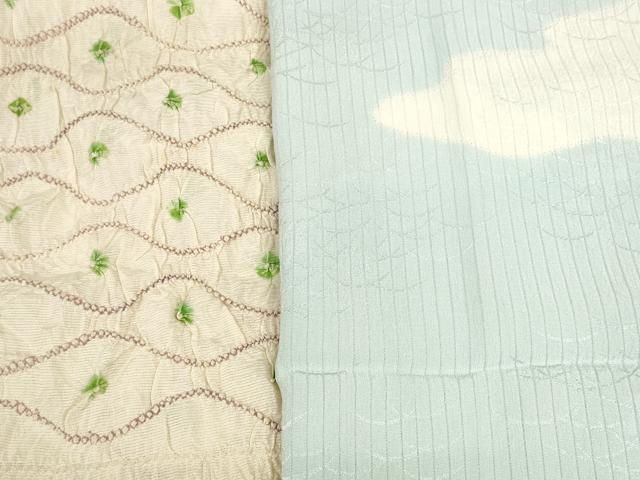 平和屋着物＊夏物 和装小物 帯揚げ10枚セット 絽 柄絞り 渦 雲 横縞 全て正絹 逸品 DABD7277zzz