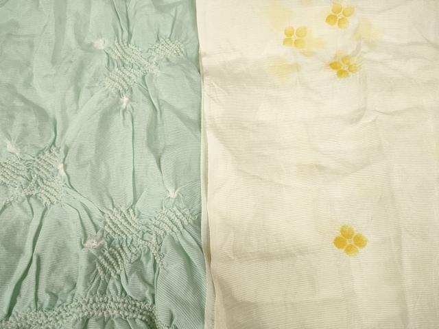 平和屋着物＊夏物 和装小物 帯揚げ10枚セット 絽 柄絞り 萩 青海波 桔梗 全て正絹 逸品 DABD7281zzz