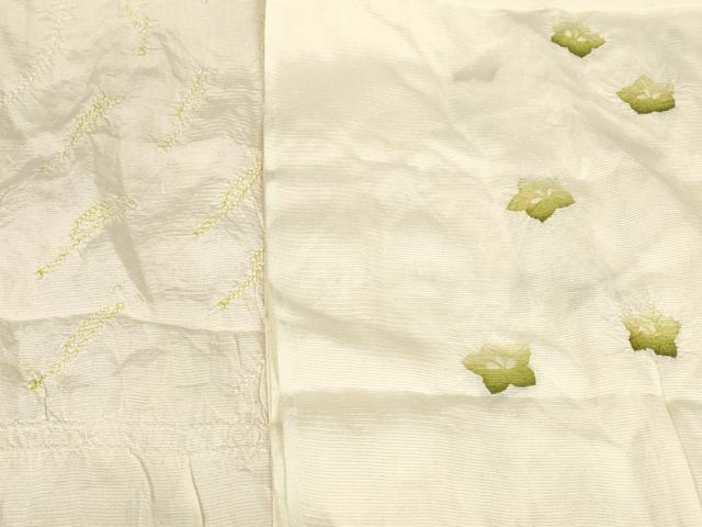 平和屋着物＊夏物 和装小物 帯揚げ10枚セット 絽 柄絞り 萩 青海波 桔梗 全て正絹 逸品 DABD7281zzz