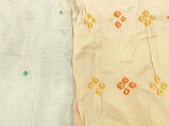 平和屋着物＊夏物　和装小物　帯揚げ10枚セット　絽　柄絞り　千鳥 萩 芝　全て正絹　未使用品あり　逸品　DABD7284zzz