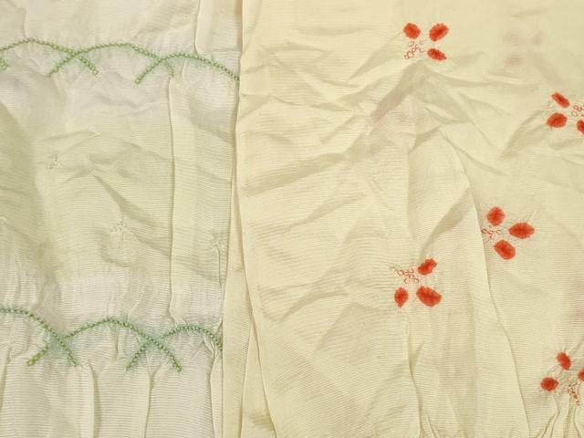 平和屋着物＊夏物　和装小物　帯揚げ10枚セット　絽　柄絞り　千鳥 萩 芝　全て正絹　未使用品あり　逸品　DABD7284zzz