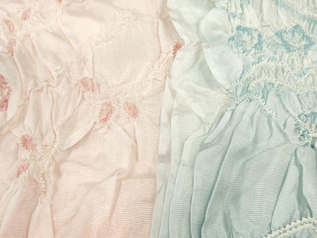 平和屋着物＊夏物 和装小物 帯揚げ10枚セット 絽 柄絞り 芝花 桔梗 芝 全て正絹 未使用品あり 逸品 DABD7285zzz