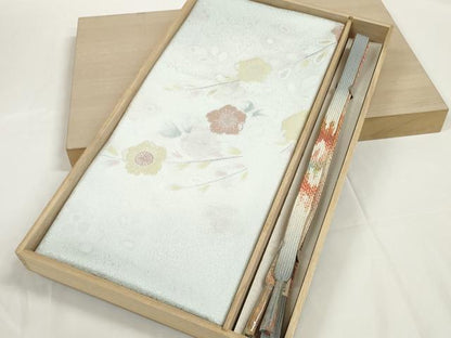 平和屋着物●和装小物　帯締め・帯揚げセット　辻が花　丹後ちりめん　高麗組　金糸　逸品　未使用　DABD7295zzz