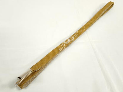 平和屋着物●和装小物　帯締め・帯揚げセット　雪芝　露芝　暈し染め　金彩　高麗組　金糸　長尺　逸品　未使用　DABD7298zzz
