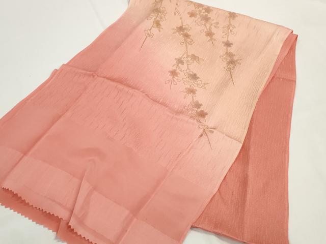 平和屋着物●和装小物　帯締め・帯揚げセット　枝桜　金彩　高麗組　金糸　逸品　未使用　DABD7299zzz