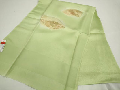 平和屋着物●和装小物　帯締め・帯揚げセット　地紙花文　金糸　高麗組　逸品　未使用　DABD7300zzz