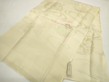 平和屋着物●和装小物　帯締め・帯揚げセット　雪輪花文　高麗組　金糸　逸品　未使用　DABD7304zzz