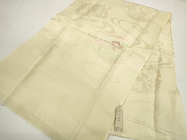 平和屋着物●和装小物　帯締め・帯揚げセット　雪輪花文　高麗組　金糸　逸品　未使用　DABD7304zzz