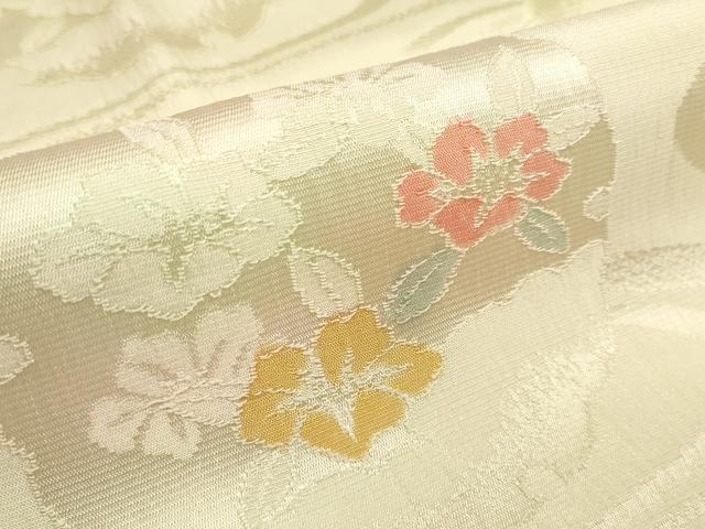 平和屋着物●和装小物　帯締め・帯揚げセット　雪輪花文　高麗組　金糸　逸品　未使用　DABD7304zzz