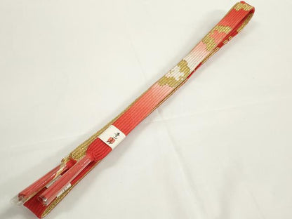 平和屋着物●和装小物　帯締め・帯揚げセット　雲花文　銀彩　高麗組　金糸　逸品　未使用　DABD7309zzz
