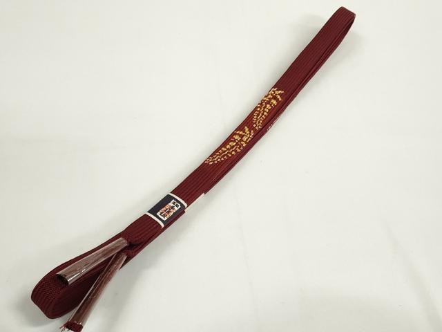 平和屋着物●和装小物　帯締め・帯揚げセット　雲花文　高麗組　金糸　逸品　未使用　DABD7310zzz