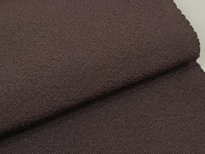 平和屋着物▼色無地　解き反物　着尺　八掛付き　黒鳶色　逸品　DABD7319zzz