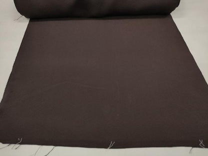 平和屋着物▼色無地　解き反物　着尺　八掛付き　黒鳶色　逸品　DABD7319zzz
