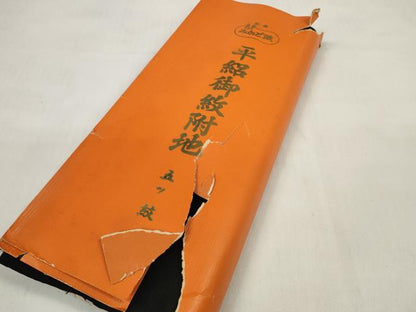 平和屋着物＊夏物 黒紋付 黒反物 着尺 平絽 みかど織 美古都染 逸品 未使用 DABD7337zzz