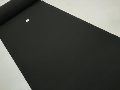 平和屋着物＊夏物 黒紋付 黒反物 着尺 絽 五泉 本藍下染 逸品 未使用 DABD7338zzz