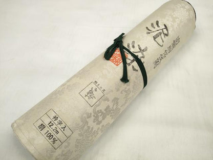 平和屋着物＊夏物 黒紋付 黒反物 着尺 駒絽 泥染 逸品 未使用 DABD7339zzz