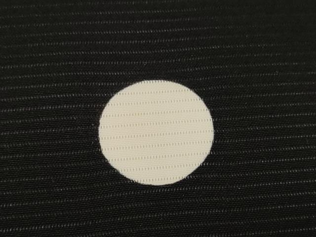 平和屋着物＊夏物 黒紋付 黒反物 着尺 駒絽 泥染 逸品 未使用 DABD7339zzz