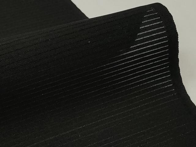 平和屋着物＊夏物 黒紋付 黒反物 着尺 駒絽 泥染 逸品 未使用 DABD7339zzz