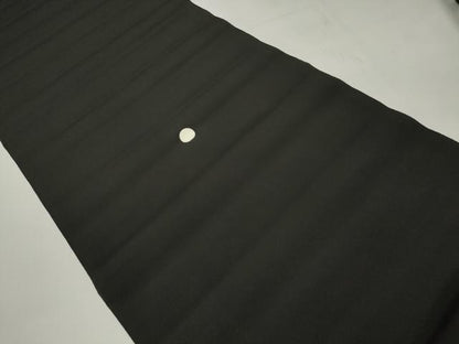 平和屋着物▼黒留袖　反物　着尺　裁断済　色付前　地紙飛鶴花文　逸品　未使用　DABD7341zzz