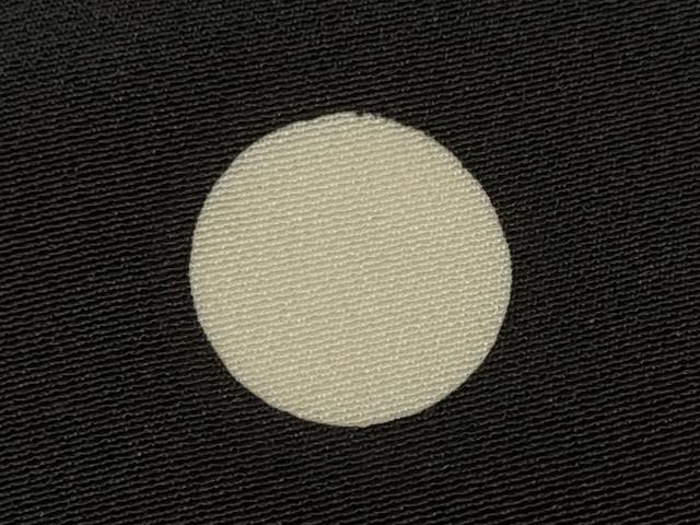 平和屋着物▼黒留袖 反物 着尺 裁断済 色付前 地紙松梅楓文 逸品 未使用 DABD7346zzz