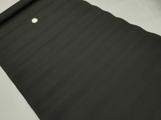平和屋着物▼黒留袖 解き反物 着尺 裁断済 色付前 孔雀花文 逸品 未使用 DABD7347zzz