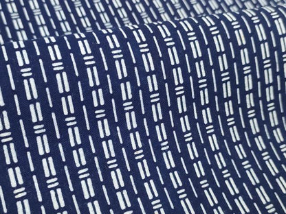 平和屋着物＊夏物 浴衣 反物 着尺 新江戸染 間道 綿 逸品 未使用 DABD7348zzz