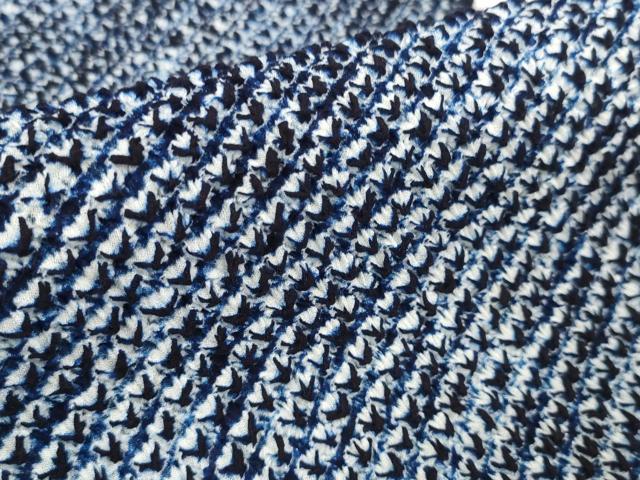 平和屋着物＊夏物 有松鳴海絞 反物 着尺 湯のし前 三浦絞り 綿 逸品 未使用 DABD7360zzz