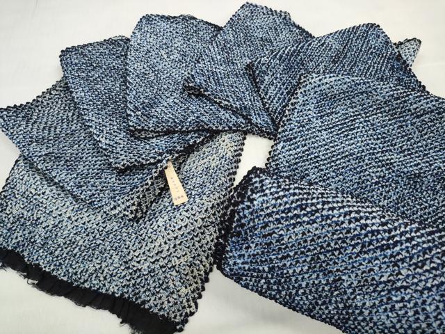 平和屋着物＊夏物 有松鳴海絞 反物 着尺 湯のし前 三浦絞り 綿 逸品 未使用 DABD7360zzz