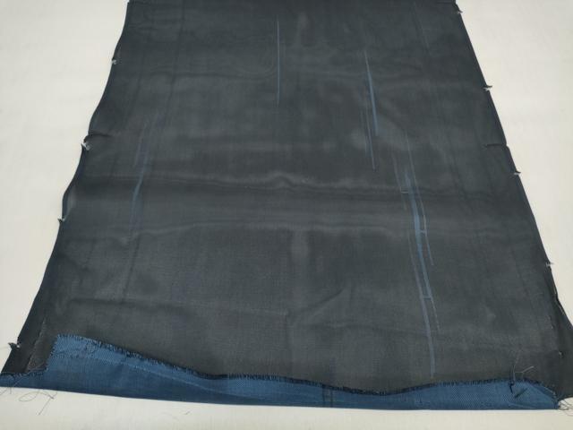 平和屋着物＊夏物　小紋　解き反物　着尺　紗　間道　逸品　DABD7405zzz 平和屋着物＊夏物 小紋 解き反物 着尺 紗 間道 逸品 DABD7405zzz