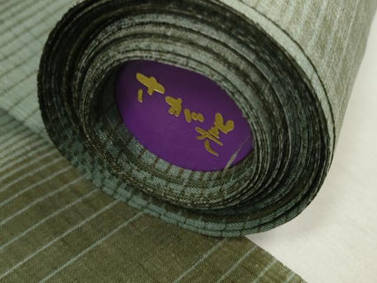 平和屋着物＊夏物 小紋 反物 着尺 間道 さが美扱い 洗える着物 未使用 DABD7428zzz