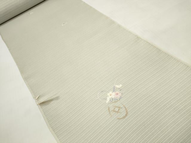 平和屋着物＊夏物 小紋 反物 着尺 絽縮緬 花籠文 伊と幸 逸品 未使用 DABD7430zzz