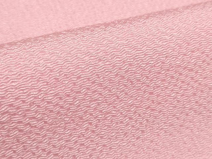 平和屋着物●和装小物　帯締め・帯揚げセット　鴇色　丹後ちりめん　逸品　未使用　DABD7498zzz